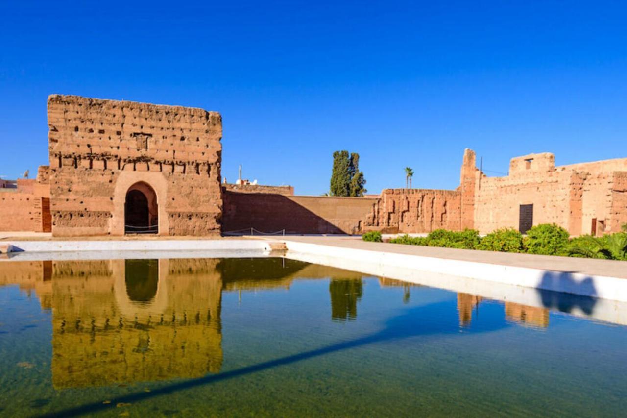 温格别墅及水疗摩洛哥传统庭院住宅 马拉喀什 外观 照片